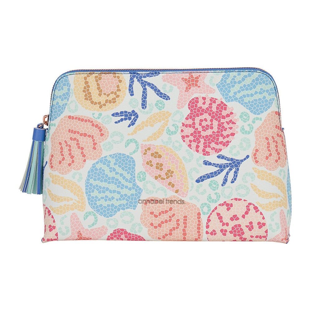 2PK Annabel Trends Vanity Bag Large 25x18cm - Shelly Beach