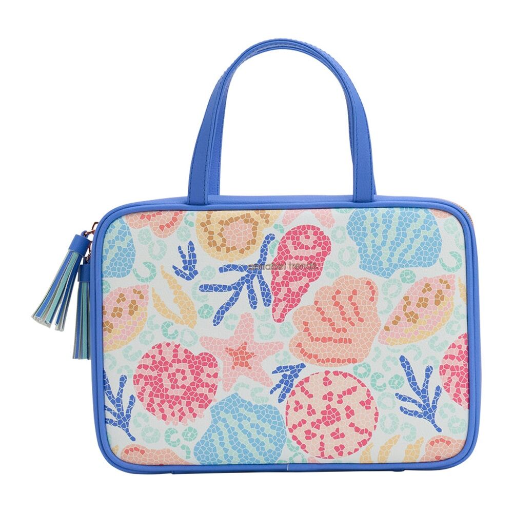 2PK Annabel Trends Vanity Bag Large 25x18cm - Shelly Beach