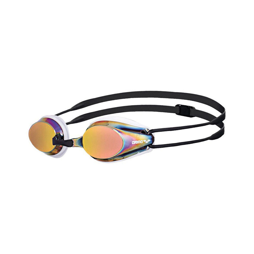 2PK Arena Tracks Mirror Goggles Swimming Eye Protection/Accessory Red/White