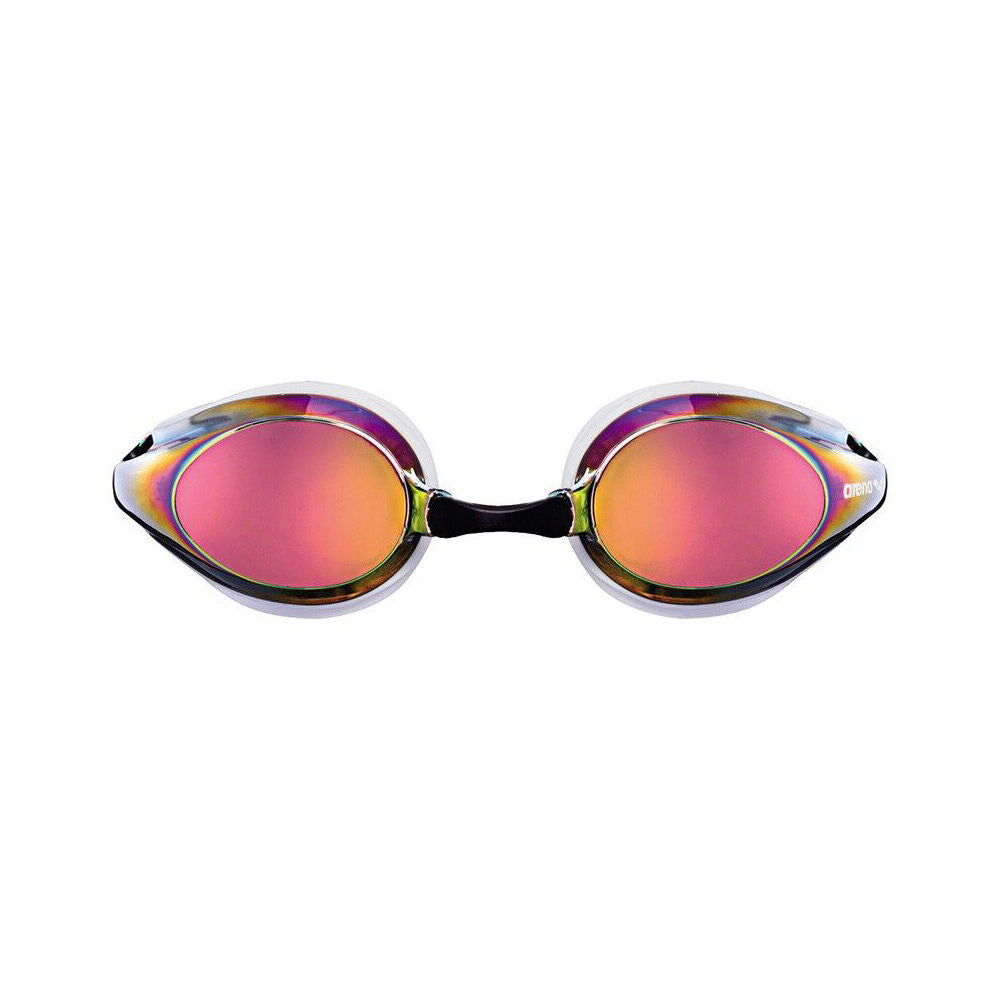 2PK Arena Tracks Mirror Goggles Swimming Eye Protection/Accessory Red/White