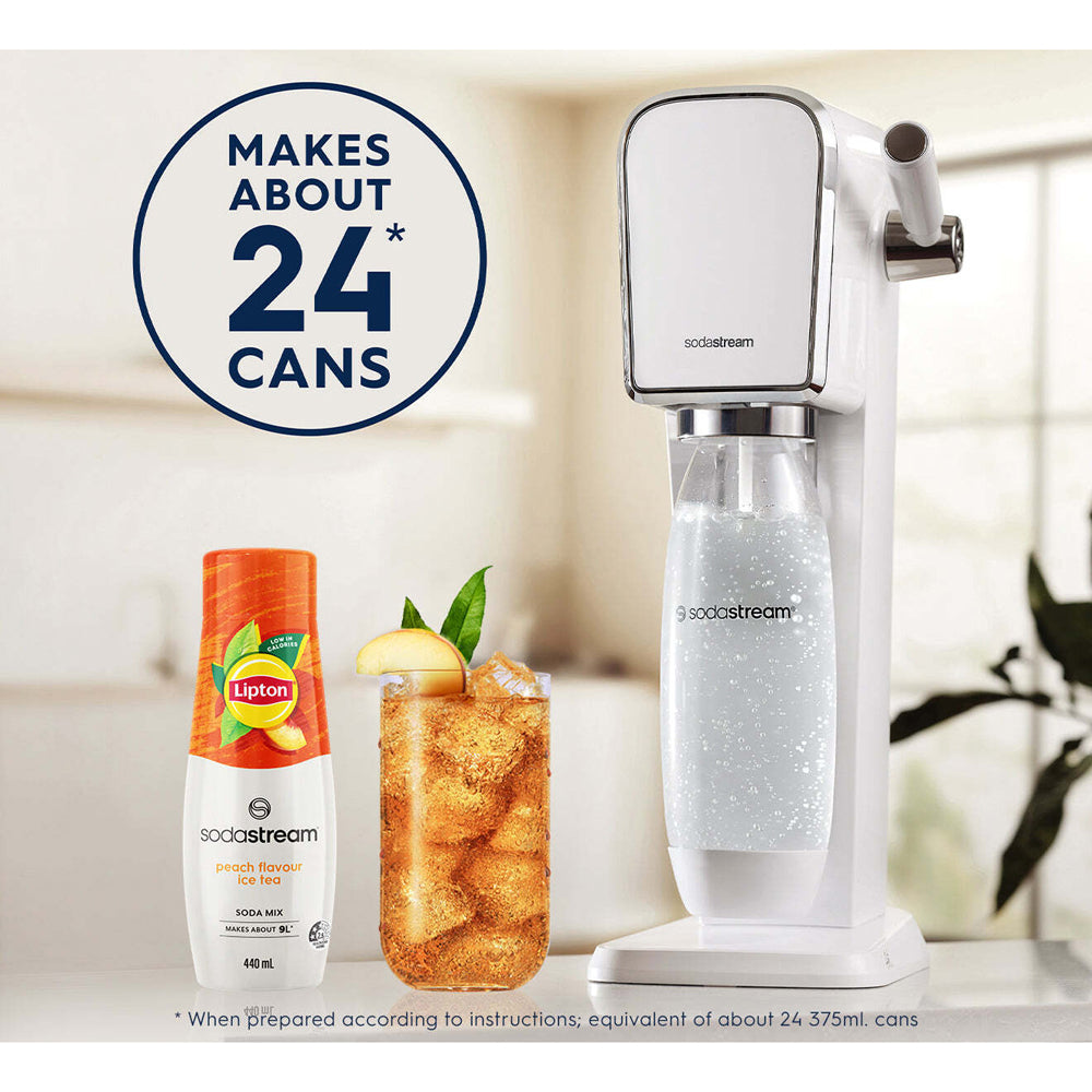 3PK SodaStream Lipton Ice Tea Flavoured Soda Mix Peach 440ml