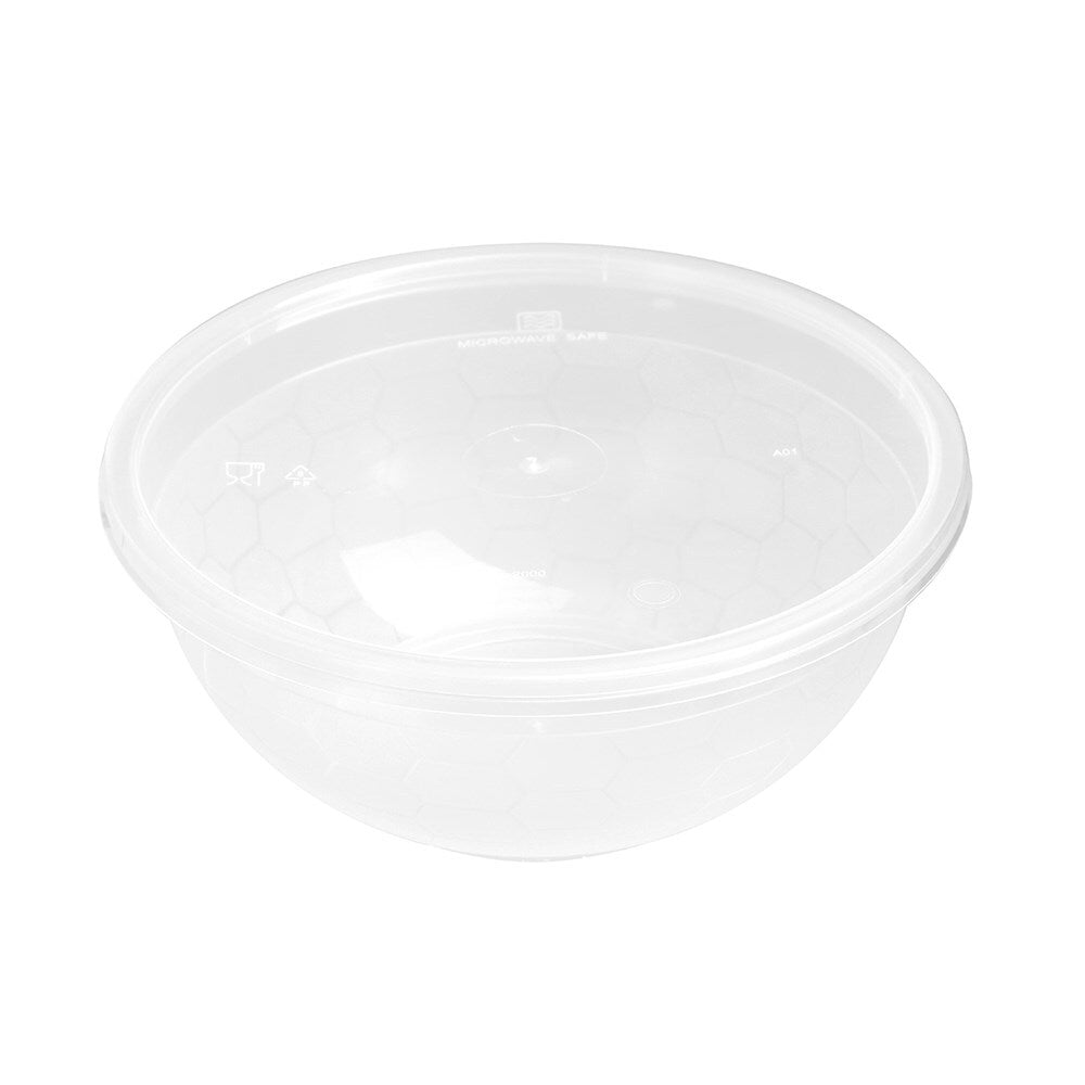 2x 10pc Lemon & Lime Reusable Food Container Round 1.050L