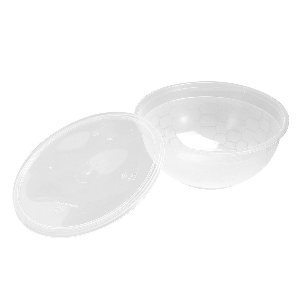 2x 10pc Lemon & Lime Reusable Food Container Round 1.050L