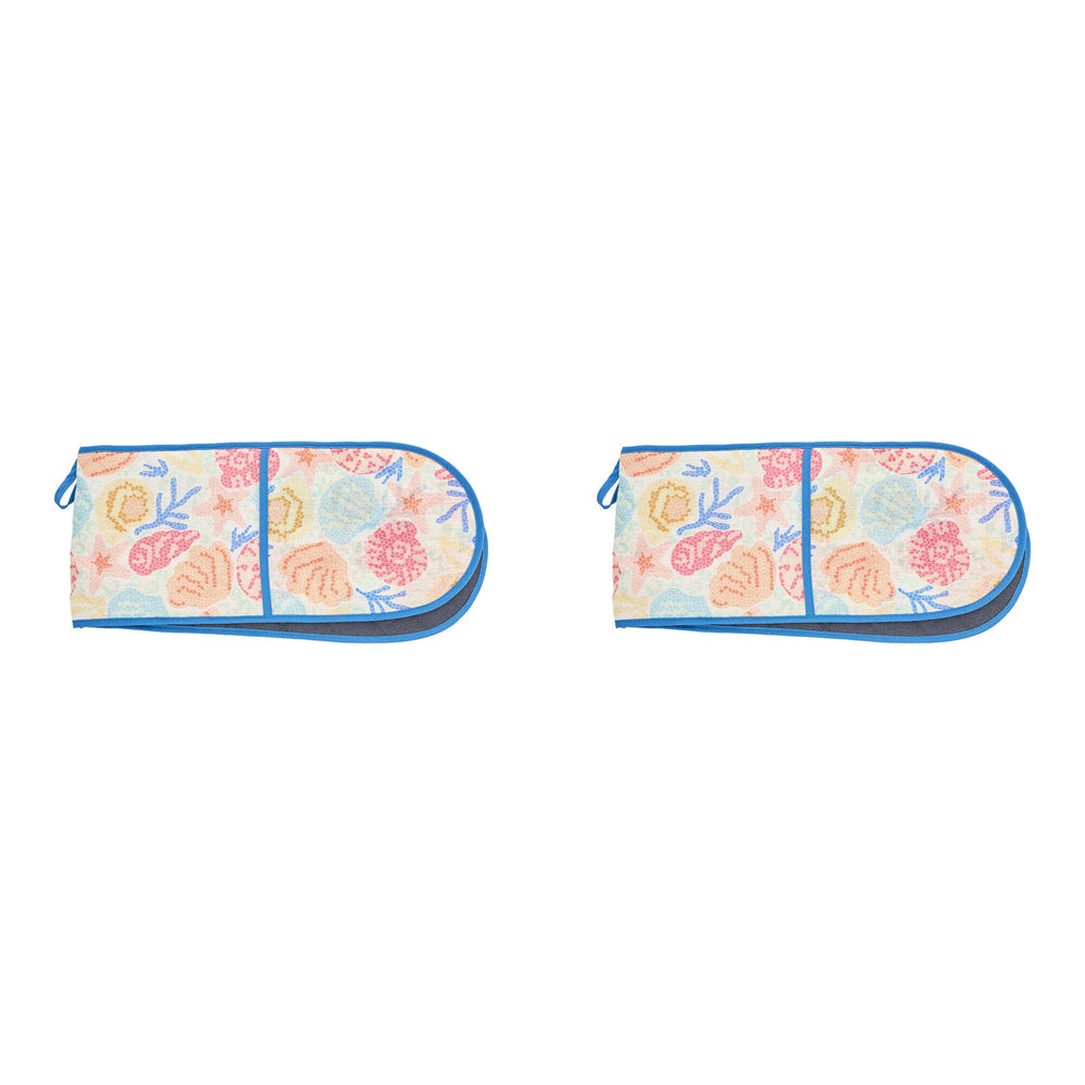 2PK Annabel Trends Linen Single Oven Mitt 82x18cm - Shelly Beach