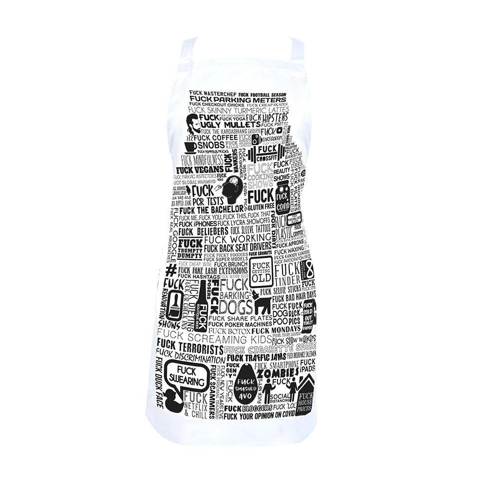 2PK Annabel Trends Cotton Kitchen Apron 60x80cm - F Word