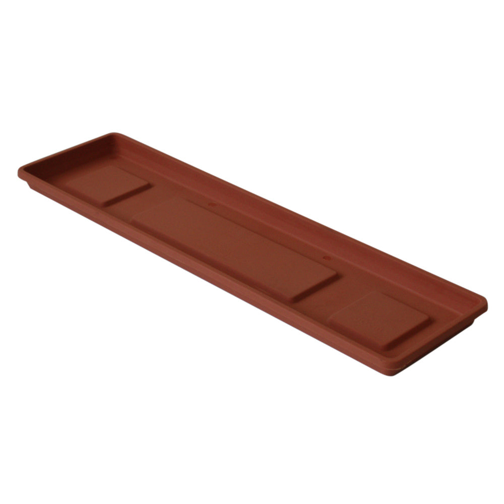 5PK Homeleisure Planterra Box Flower/Plant Tray 60cm Terracotta