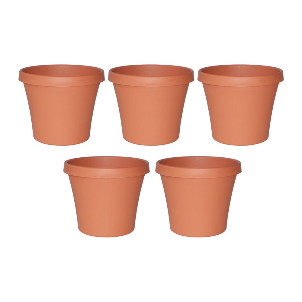 5PK Homeleisure Planterra Pot 300mm Terracotta Garden