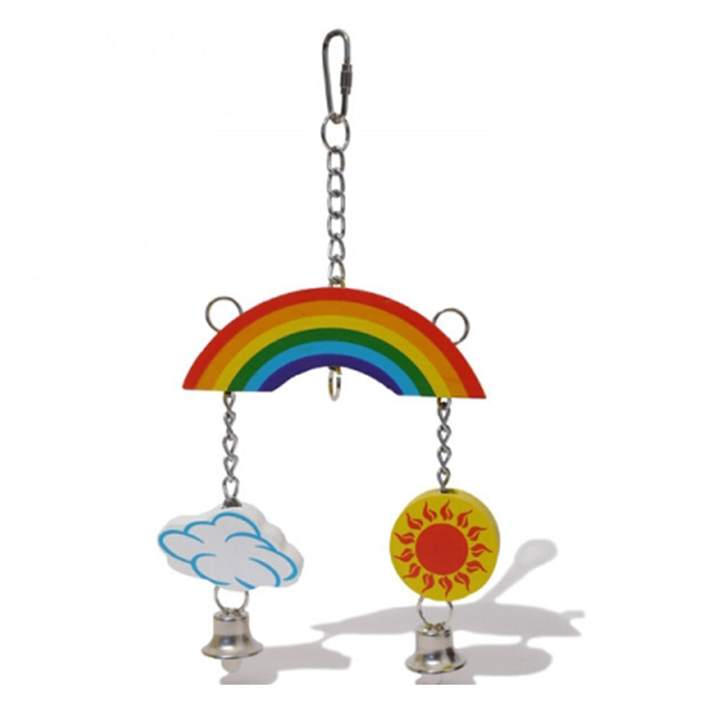 2PK Rosewood Woodies Hanging Rainbow Hamsters/Rabbit/Gerbil Activity Pet Mobile Toy