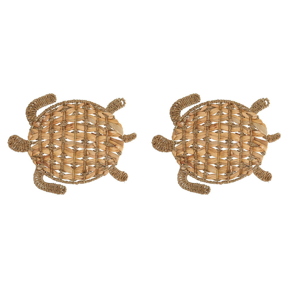 2PK Annabel Trends Water Hyacinth Placemat 44x33cm - Seaside Turtle