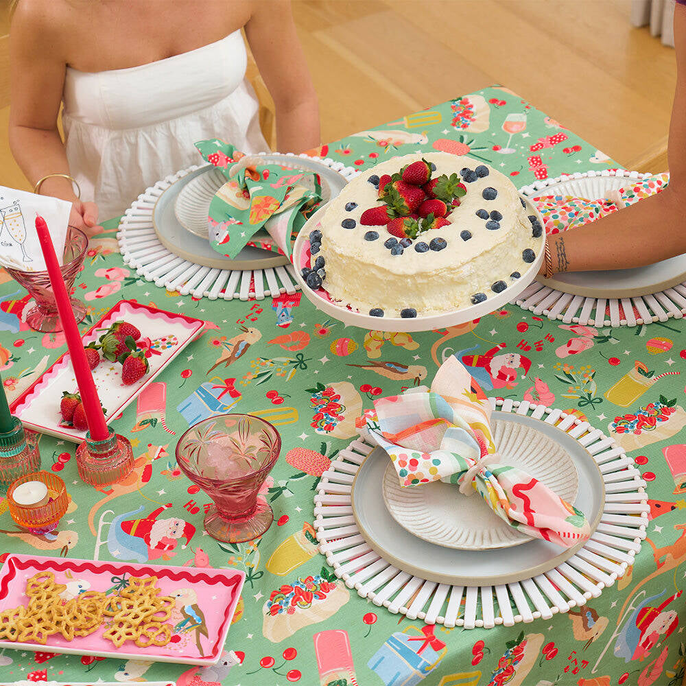 2PK Annabel Trends Bamboo Table Placemat 37cm Round - Natural