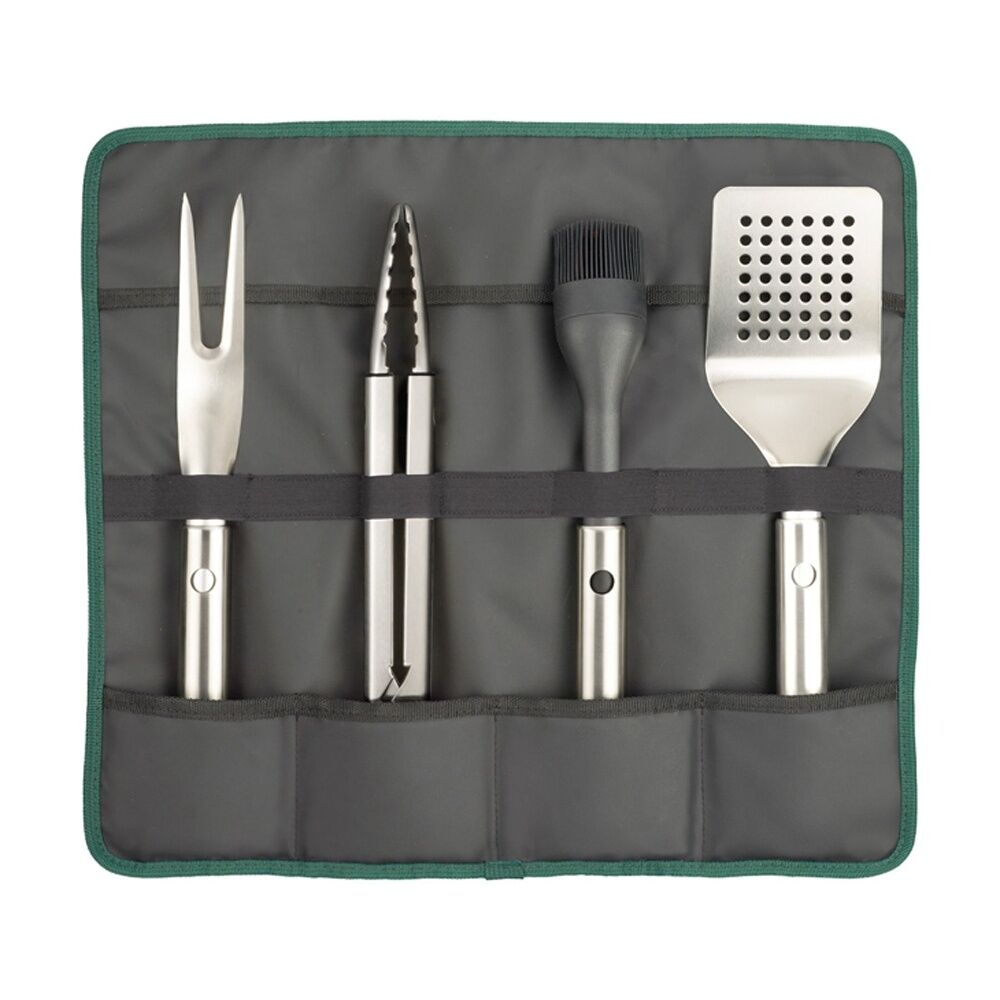 4pc Joseph Joseph GrillOut BBQ Utensil Set With Carry Case Stainless steel
