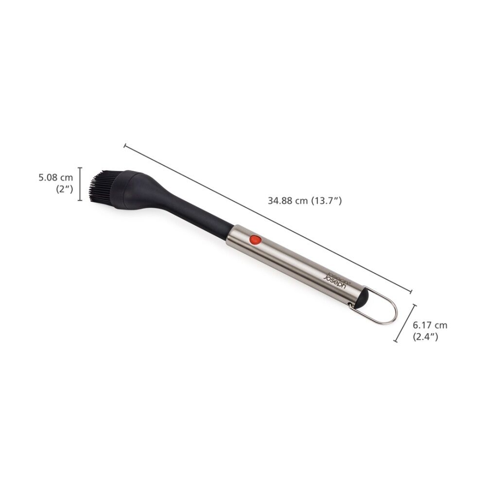 2PK Joseph Joseph GrillOut BBQ Basting Brush With Retractable Handle Steel