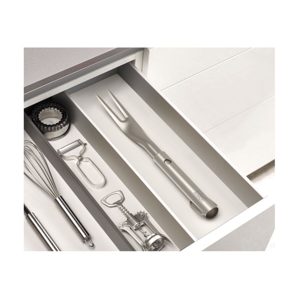 2PK Joseph Joseph GrillOut BBQ Tool Sharp Fork With Retractable Head Steel