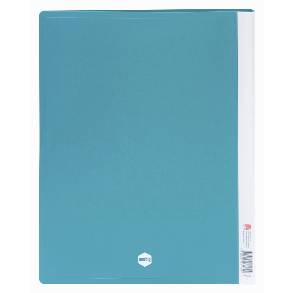 4PK Marbig 40-Pocket Non-Refillable Document Display Book - Green