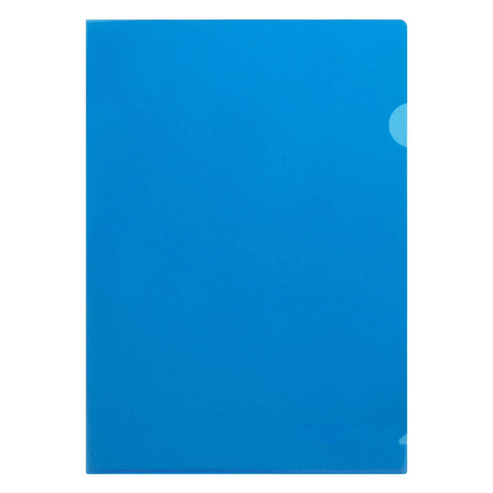 3PK 10pc Marbig PP Ultra Letter File A4 Document Folder - Blue