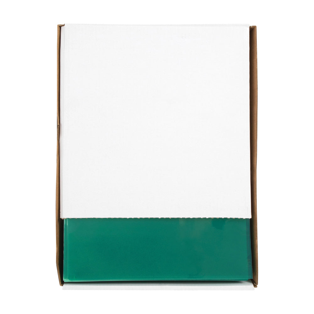 25PK Marbig PP Ultra Letter File A4 Document Folder - Green