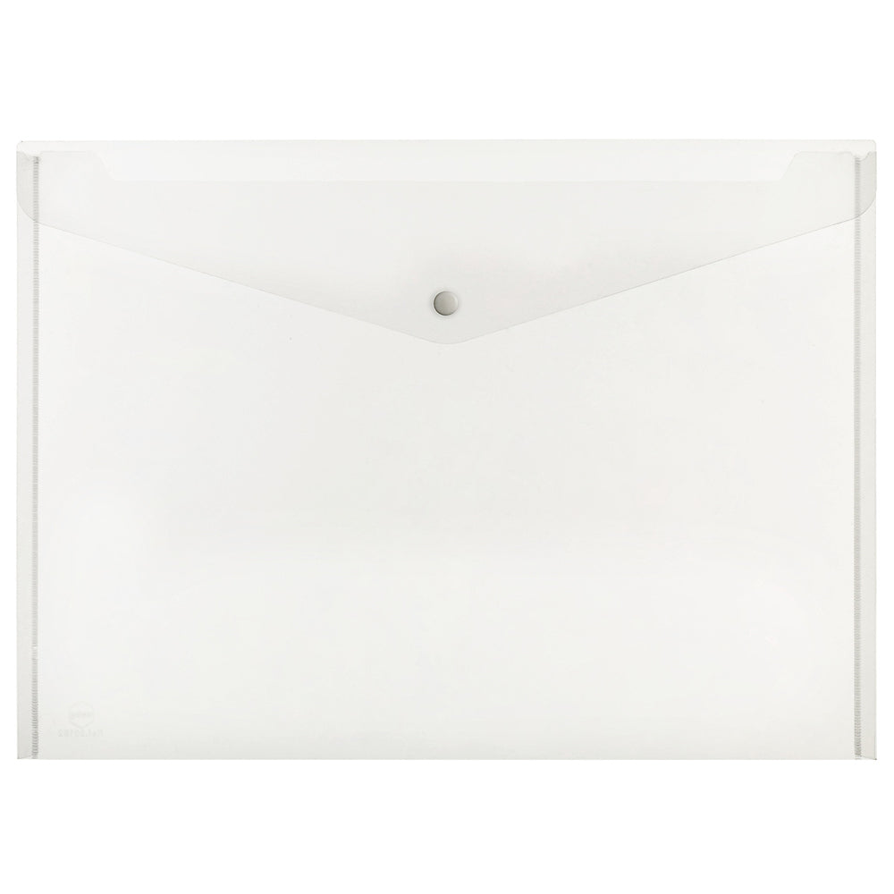 6PK Marbig PP Doculope A3 File Document Wallet - Clear