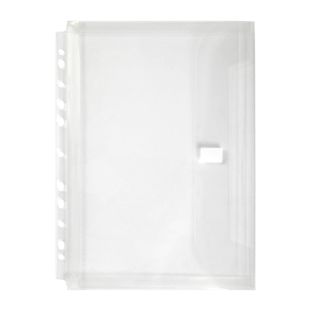 6PK Marbig A4 Ring Binder Expanding Document Wallet - Clear