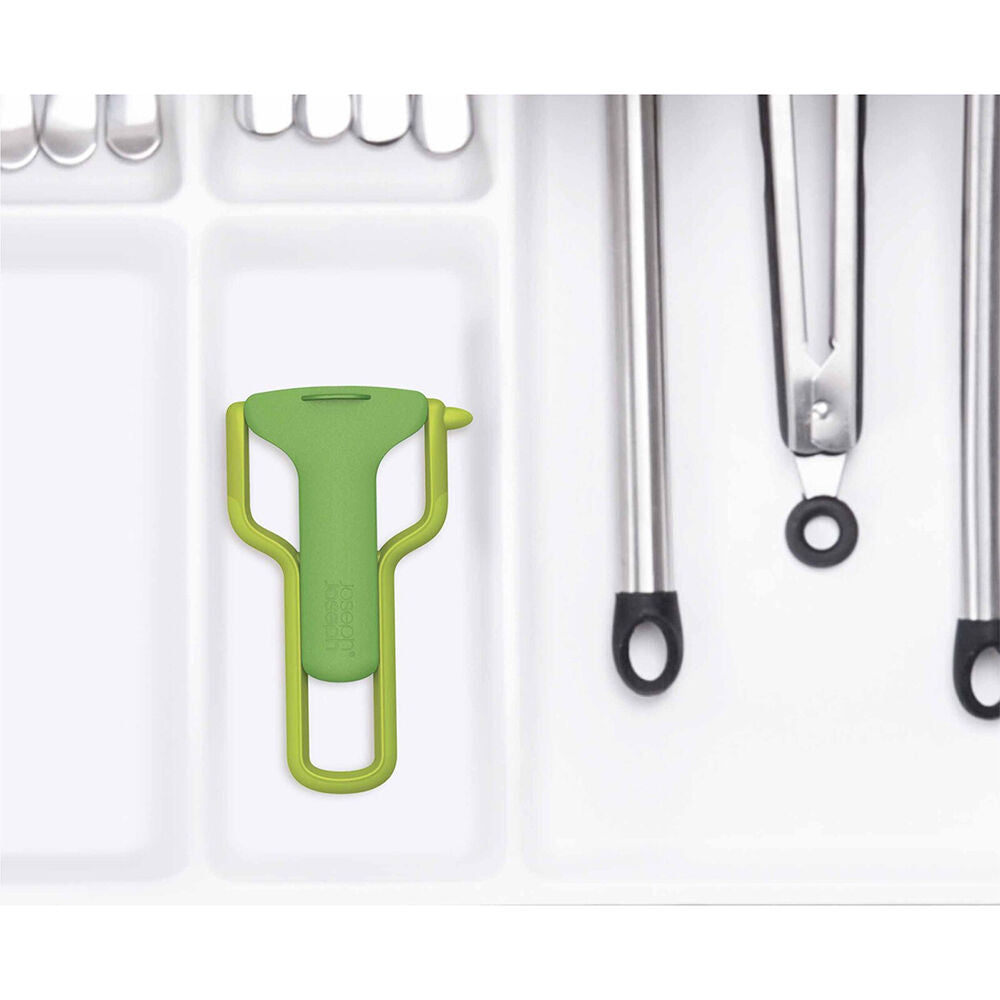 2PK Joseph & Joseph SafeStore 14cm Straight Peeler w/ Blade Guard - Green