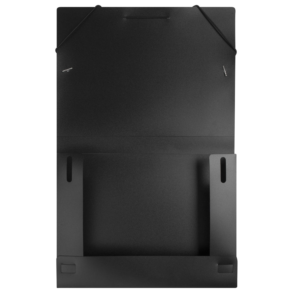 4PK Marbig A4 Sheet Document Box Storage Holder - Black