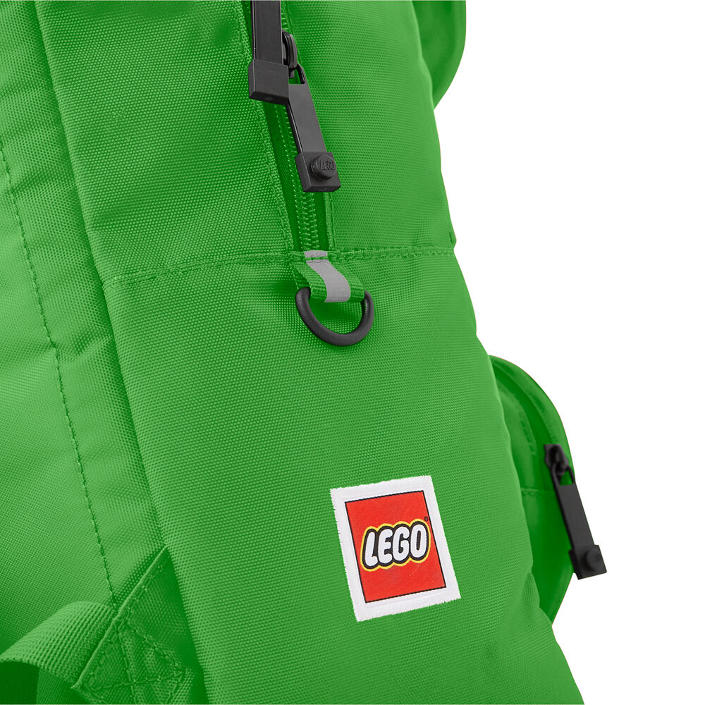 Lego Brick 1x2 Backpack School/Office Bag Unisex 40cm Bright Green