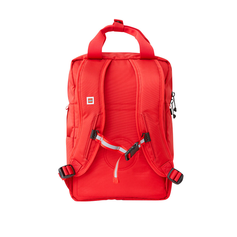 Lego Brick 2x2 Backpack School/Office Bag Unisex 37cm Bright Red