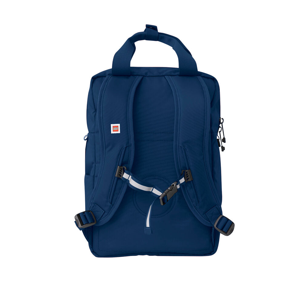 Lego Brick 2x2 Backpack School/Office Bag Unisex 37cm Earth Blue