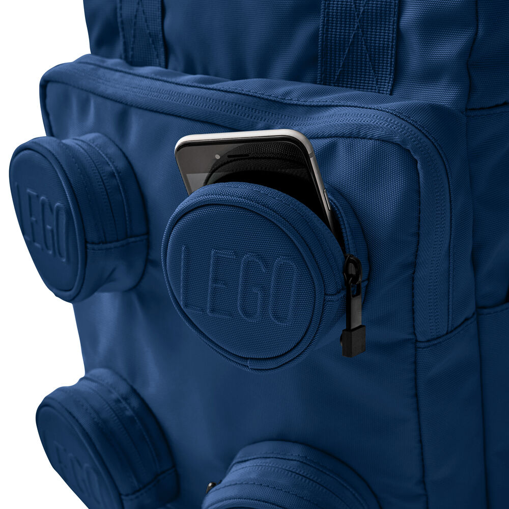 Lego Brick 2x2 Backpack School/Office Bag Unisex 37cm Earth Blue