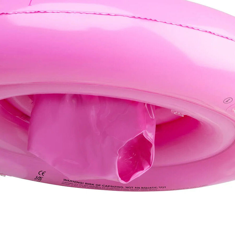 2PK Swim Essentials Baby Inflatable Ride On Pool Swimseat Safari Pink 0-1y