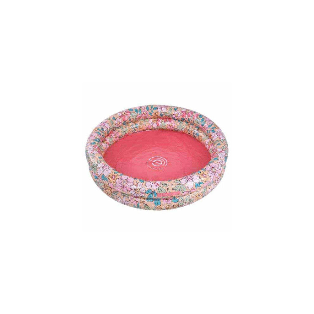 2PK Swim Essentials Kids Inflatable Pool 60cm Round Pink Blossom 0y+