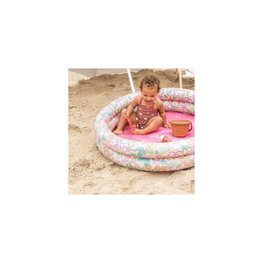 2PK Swim Essentials Kids Inflatable Pool 60cm Round Pink Blossom 0y+