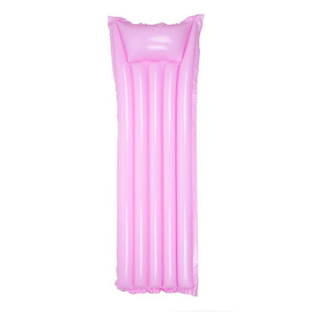2PK Swim Essentials Inflatable Lie On Beach Pool Floater Bed Coral Kiss 177cm 6y+