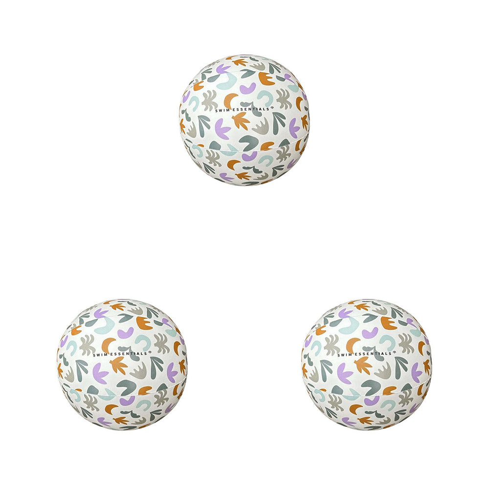 3PK Swim Essentials Inflatable Beach Ball 51cm - Abstract