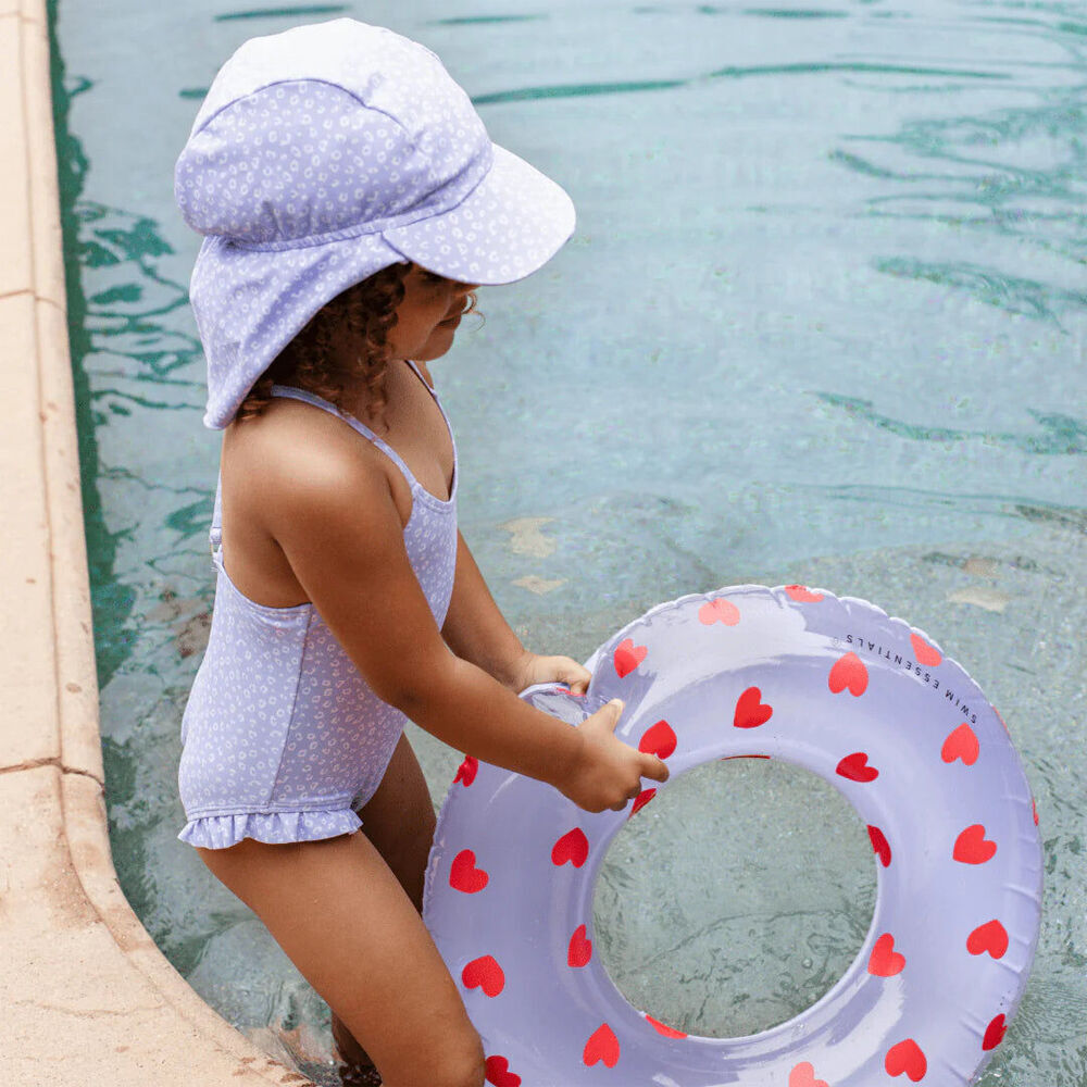4PK Swim Essentials Kids Inflatable Swimming Ring Pool Floater 55cm Sweet Hearts
