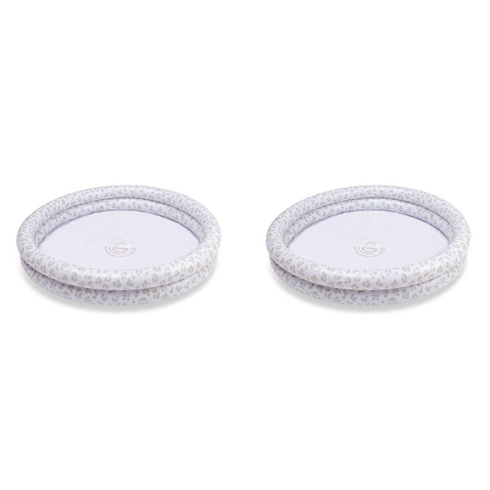 2PK Swim Essentials Children's Inflatable Swimming Pool 100cm White Leopard 12m+