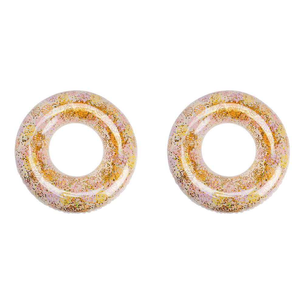 2PK Swim Essentials Kids Inflatable Swimming Ring Pool Floater 90cm Shells