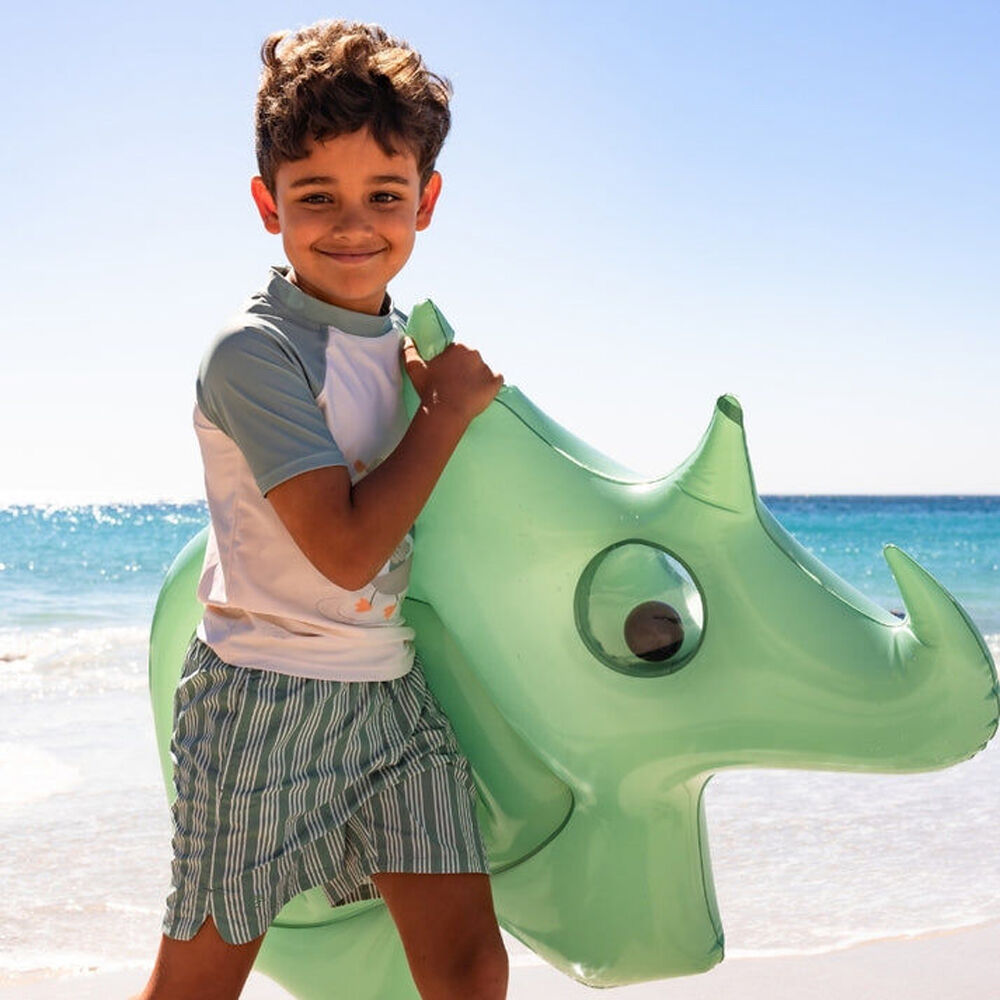 Swim Essentials Kids Inflatable Ride On Pool Float Raft Dinosaur 140cm 6y+