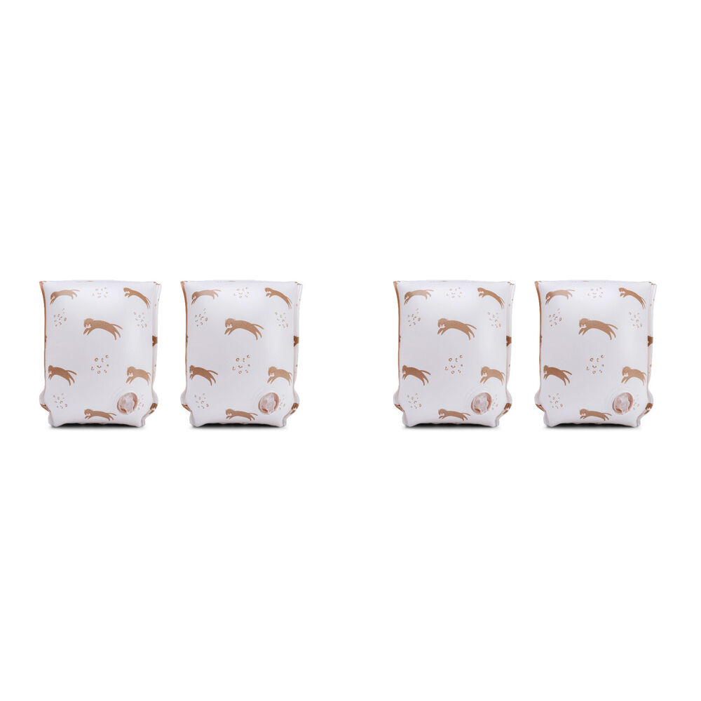 2x 2pc Swim Essentials Baby/Infant Inflatable Arm Bands Roamer White 0+