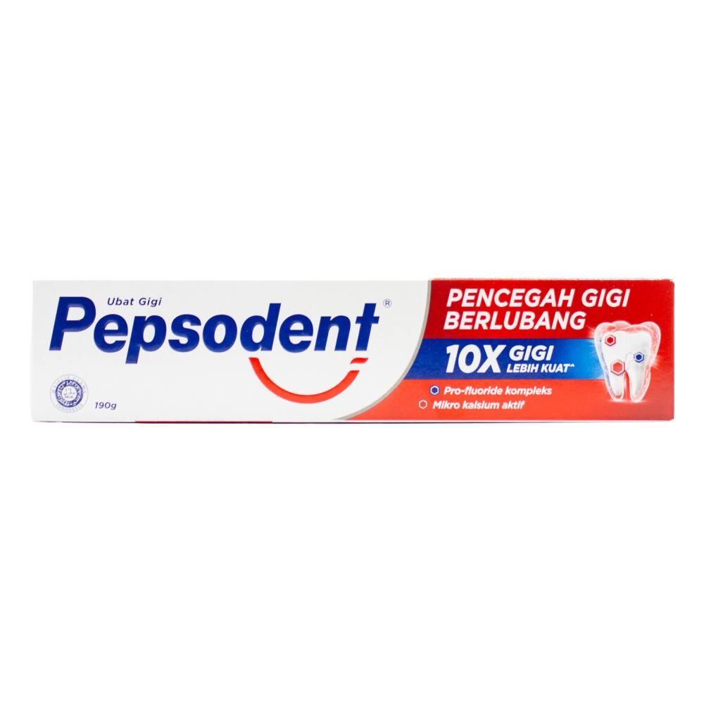 12PK Pepsodent 190g Toothpaste 10x Stronger Teeth Cavity Fighter