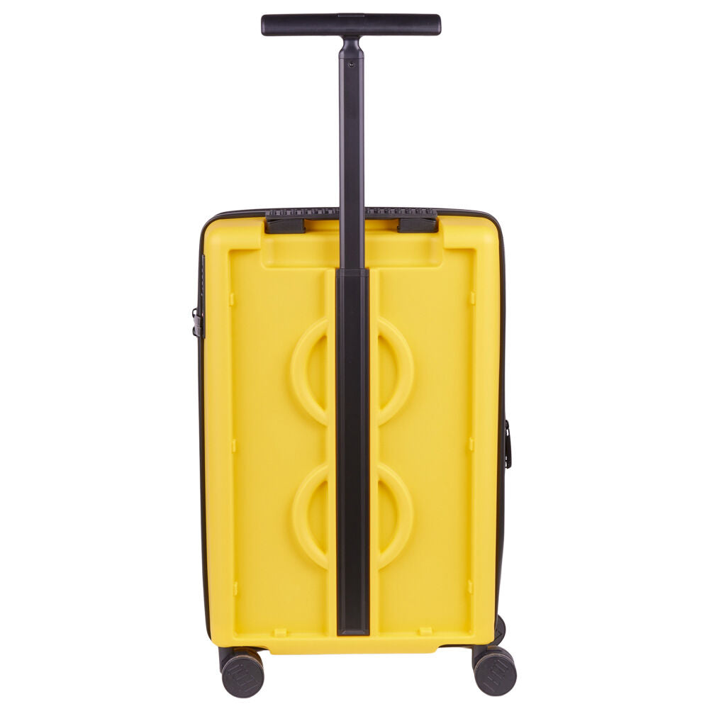 Lego Brick 2x3 Trolley Luggage Suitcase Bag Expandable 35.5x56cm - Bright Yellow