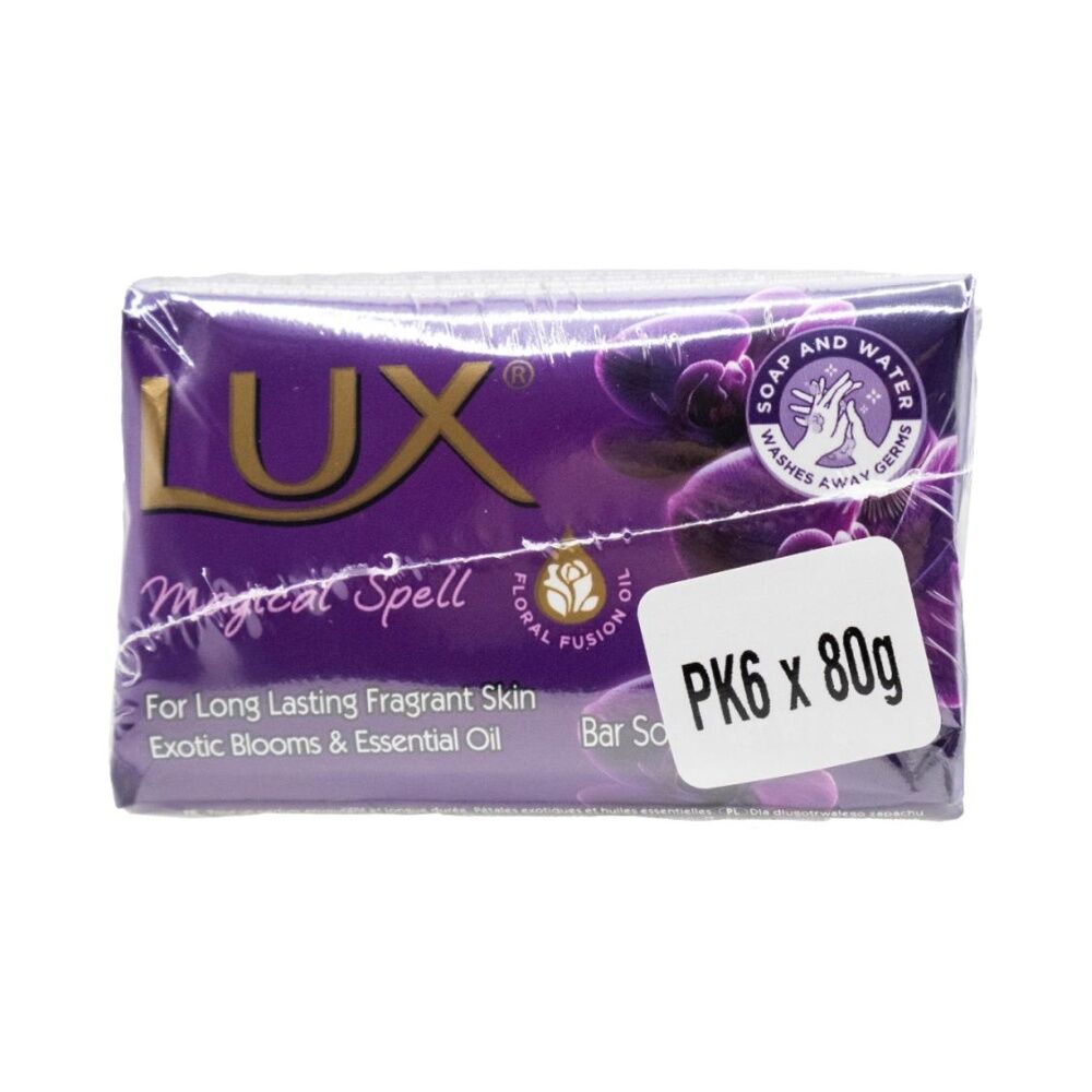 8x 6PK Lux Soap Bars Magical Spell Scent w/Black Orchid Juniper Oil 80g