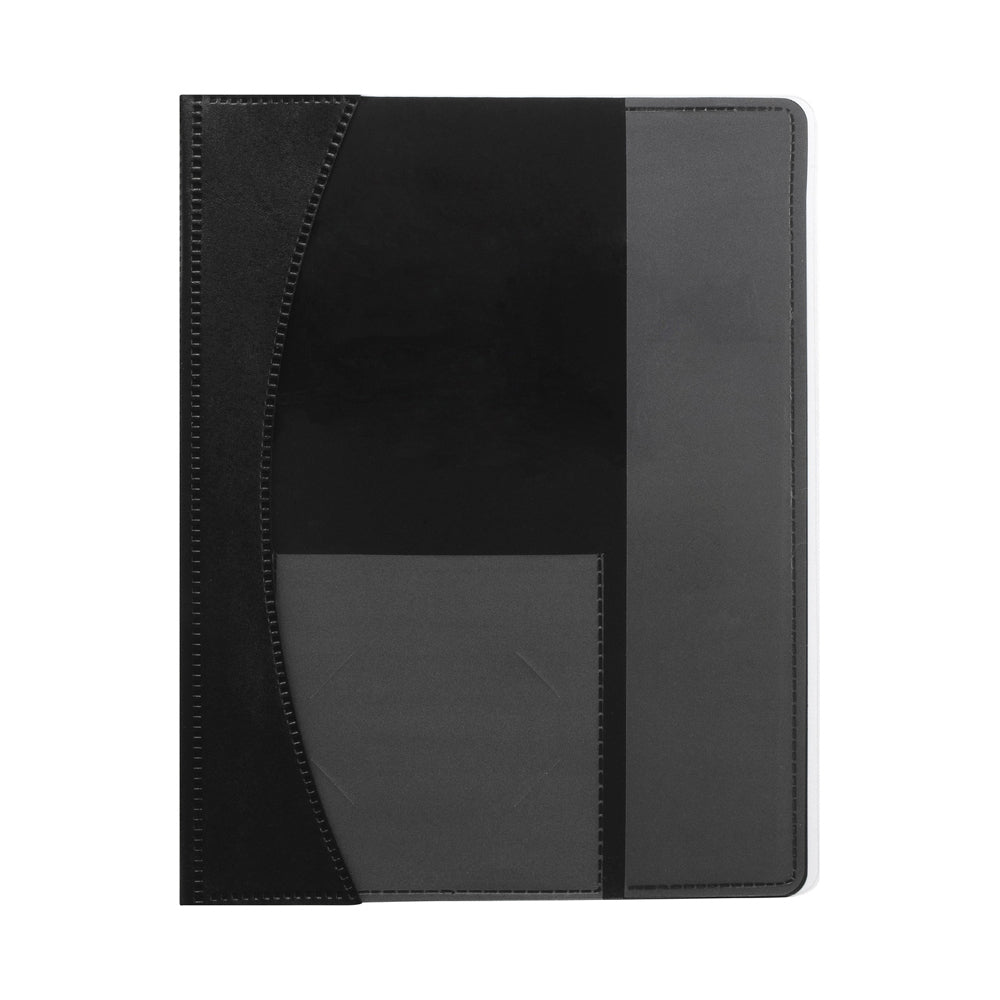 4PK Marbig Premier A4 Flat File Document Display Folder - Black