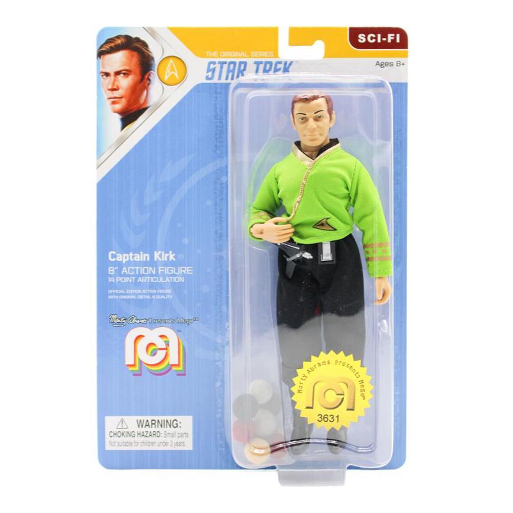 2PK Mego Star Trek Action 8in Figure Toy Assorted 8y+
