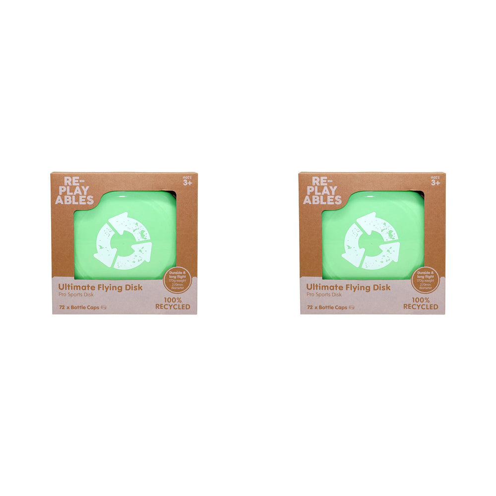 2PK Re-Playables Ultimate Flying Disk Kids Toy 3y+ - Green