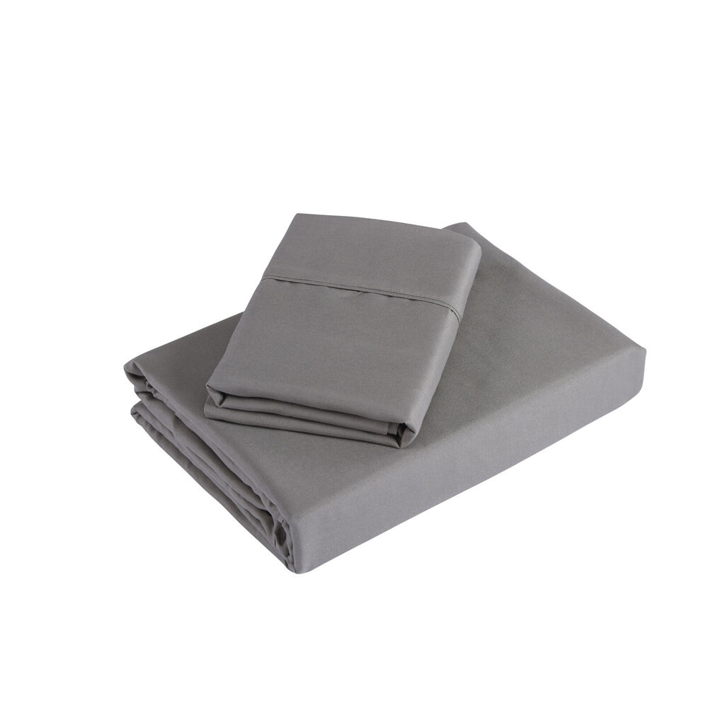 Royal Comfort Ultrasoft Bed Sheet Set 1200TC Charcoal