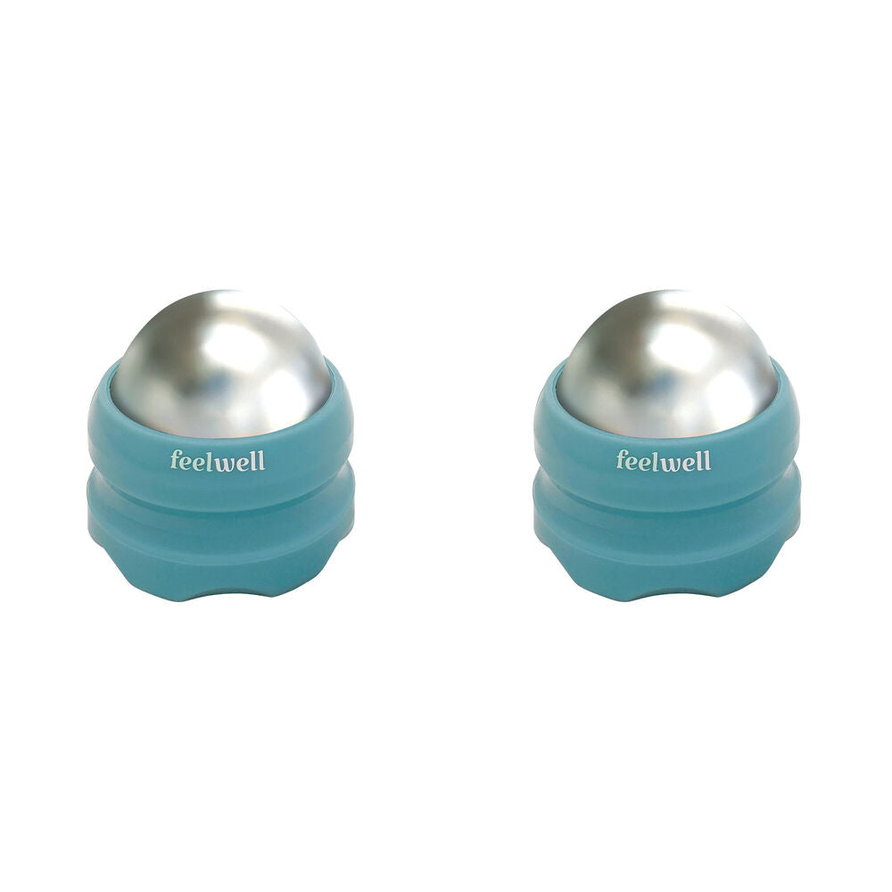 2PK Annabel Trends Feel Well Chillable Gel Massage Ball 7x6.5cm - Blue