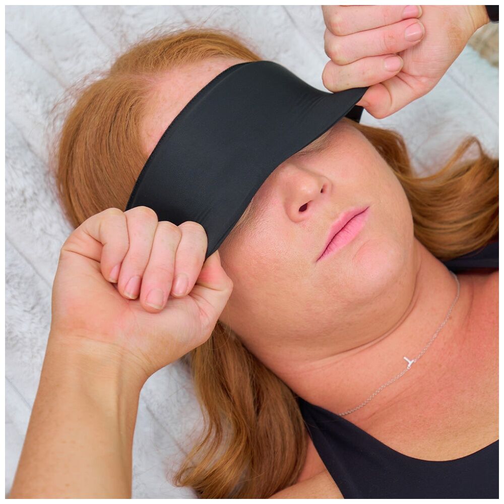 2PK Annabel Trends Feel Well Cooling Relief Eye Band Compression Therapy Black