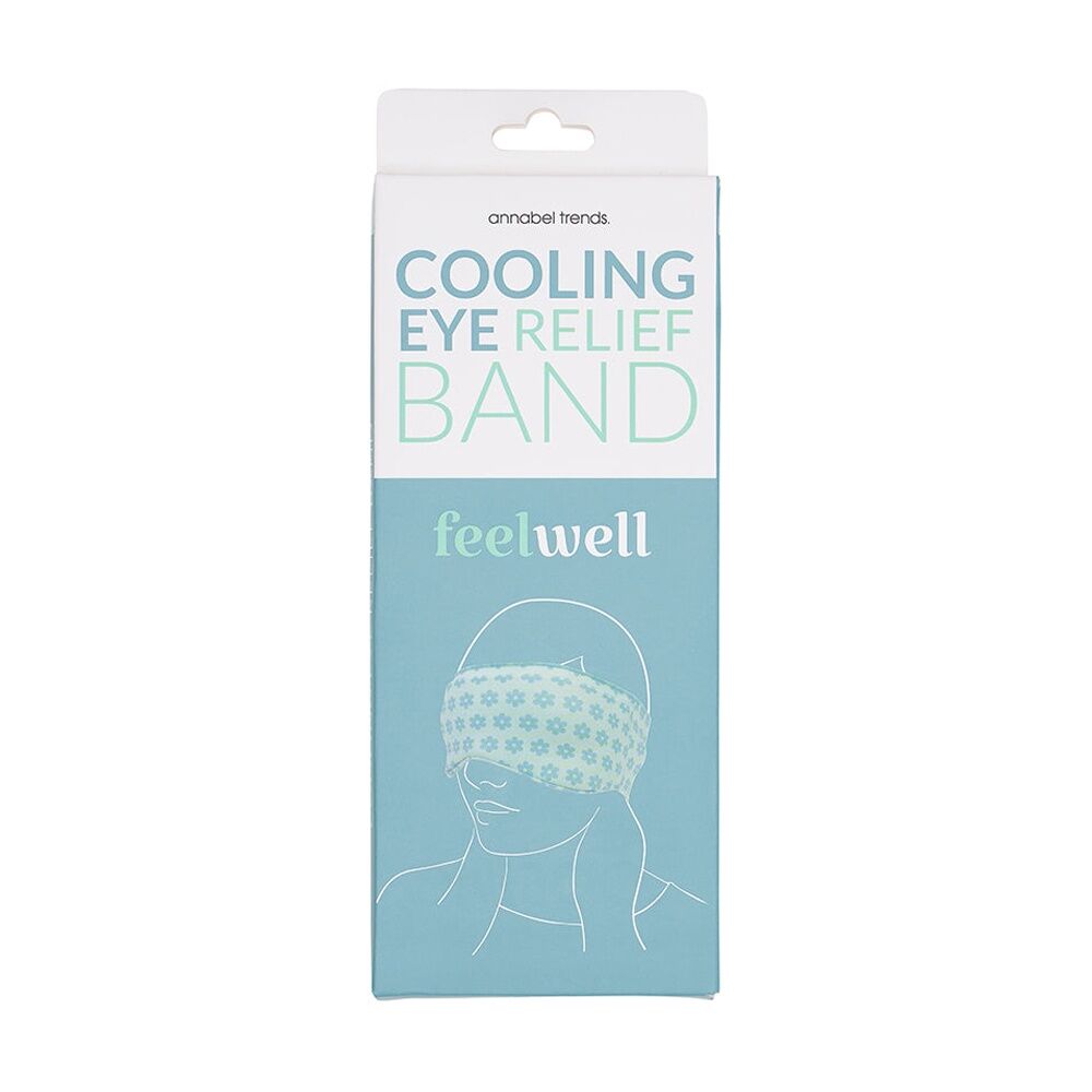2PK Annabel Trends Feel Well Cooling Relief Eye Band Compression Therapy Floral