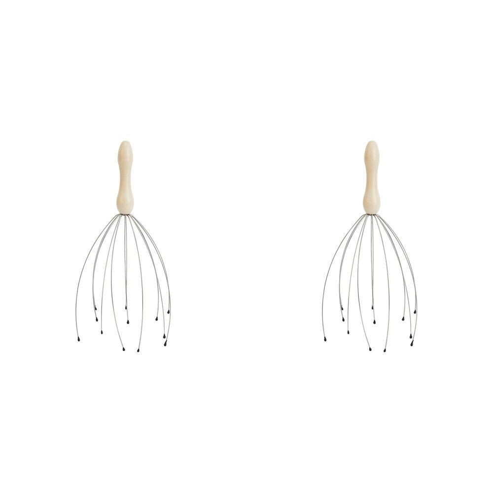 2PK Annabel Trends Feel Well Multi Prong Head Massager 23cm