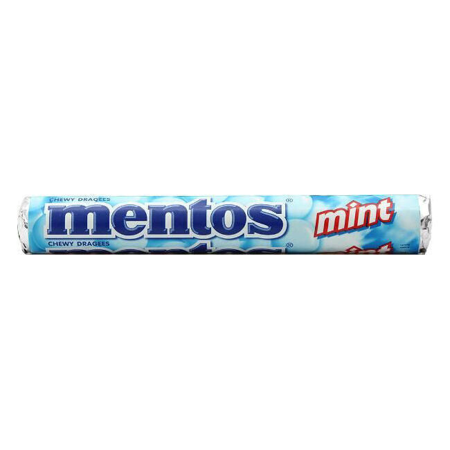 40PK Mentos Mint Candy Roll Lollies 37.5g Sweets Confectionery